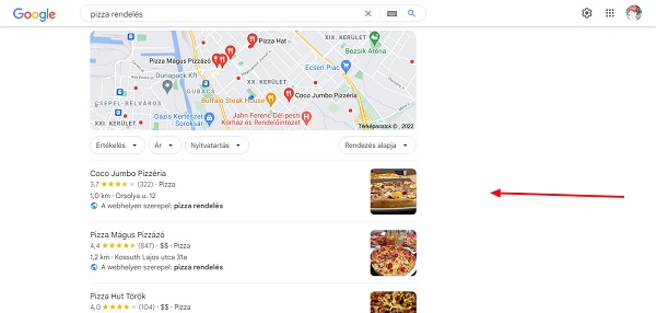 google cégem cégprofil- 3 helyi pizzázó