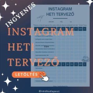 Instagram heti tervező