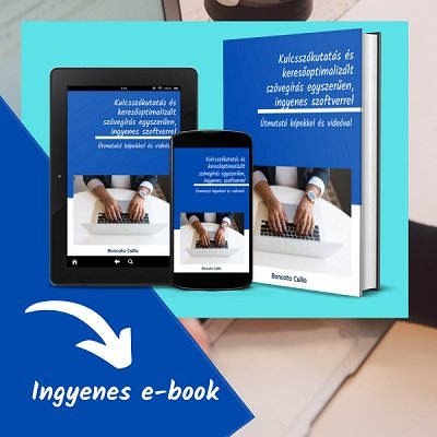 kulcsszókutatás és SEO szövegírás ebook