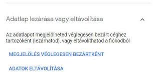 Google Cégem törlése