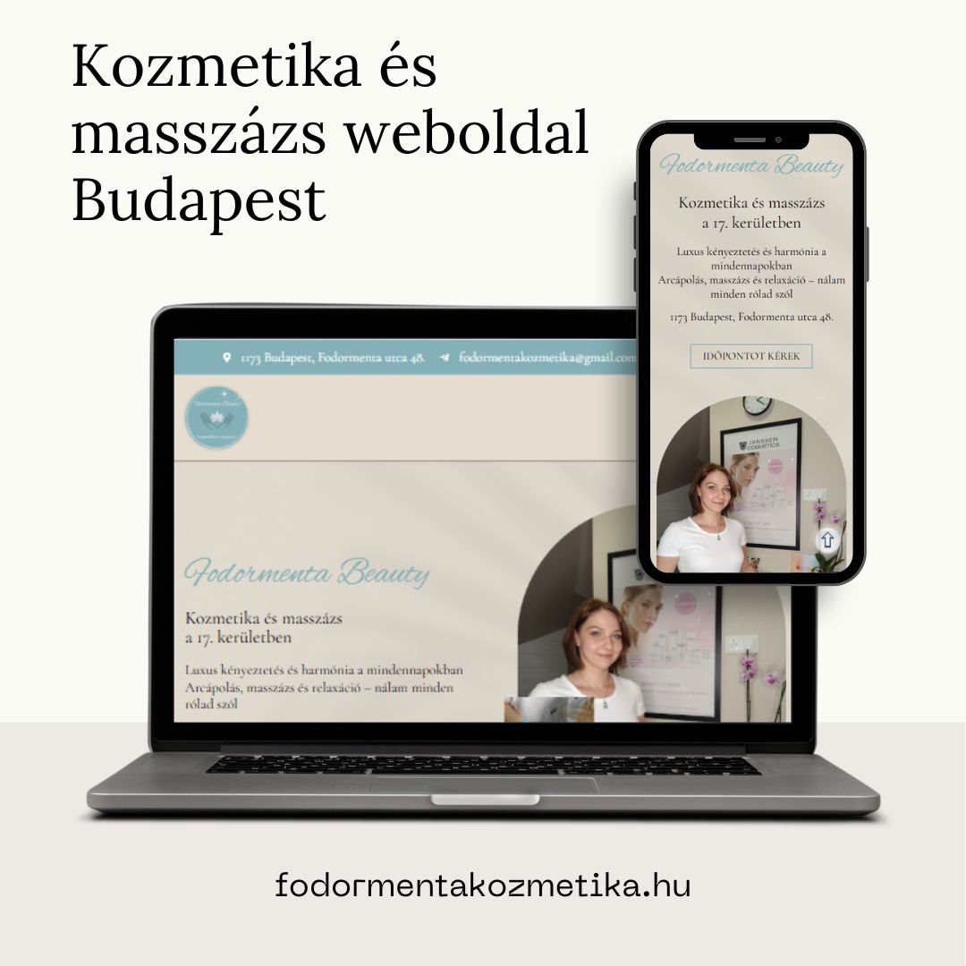 kozmetika weboldal